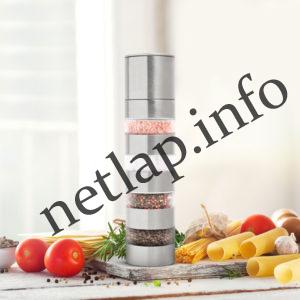 Rozsdamentes acél fűszerőrlő 4in1 50x210mm