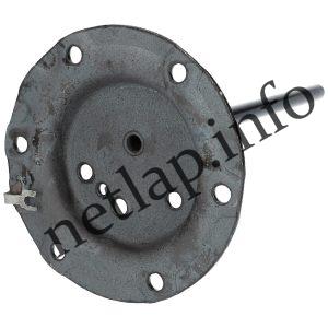 Hajdu bojler 335x155 mm zárófedél zománcos rövid tokcsöves zárófedél