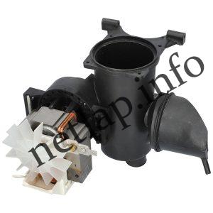 Indesit Whirlpool mosógép szivattyú + szűrőház ürítő C00018495