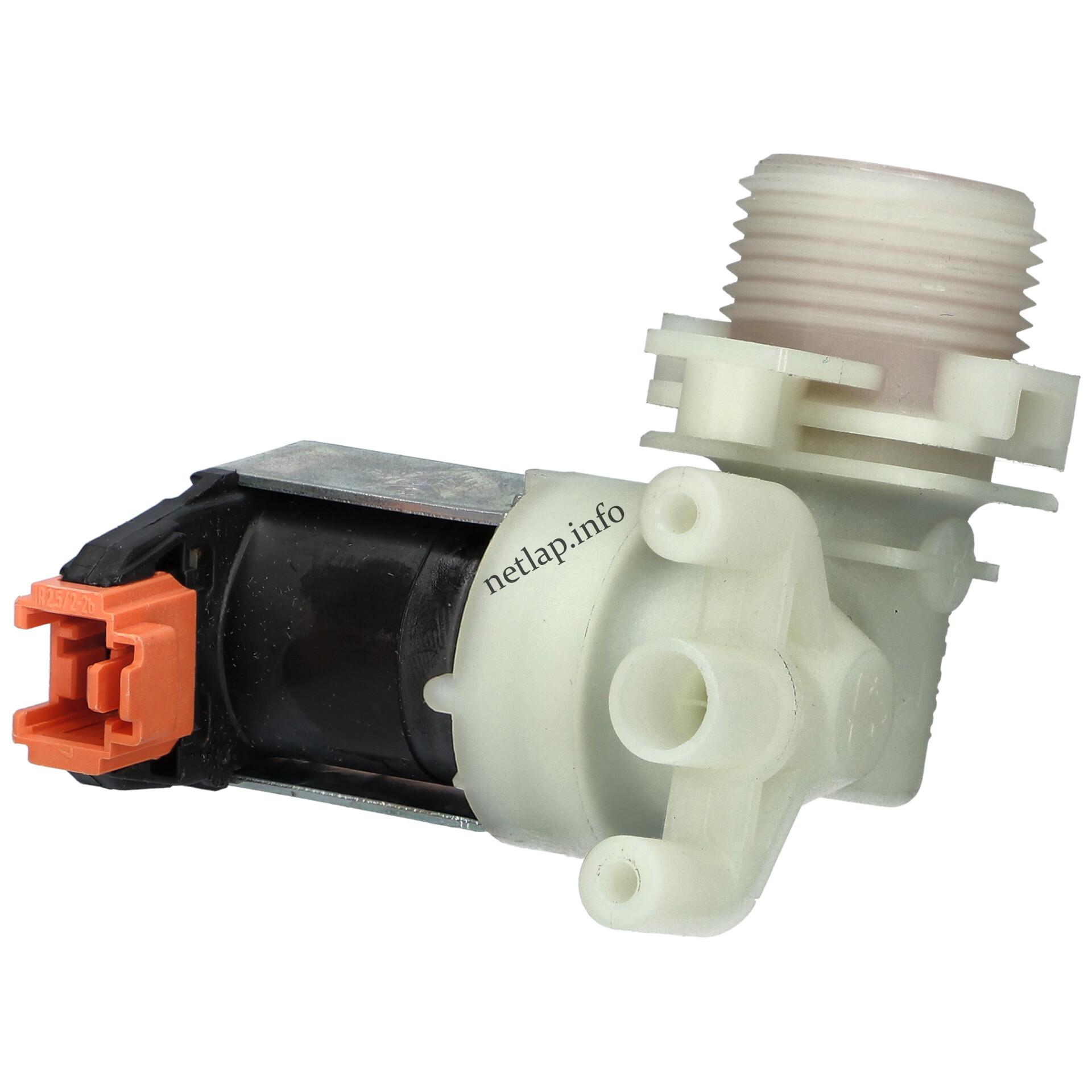 Indesit Whirlpool mosógép 1 utas 90° mágnesszelep C00110329 Indesit Whirlpool mosógép 1 utas 90° mágnesszelep C00110329