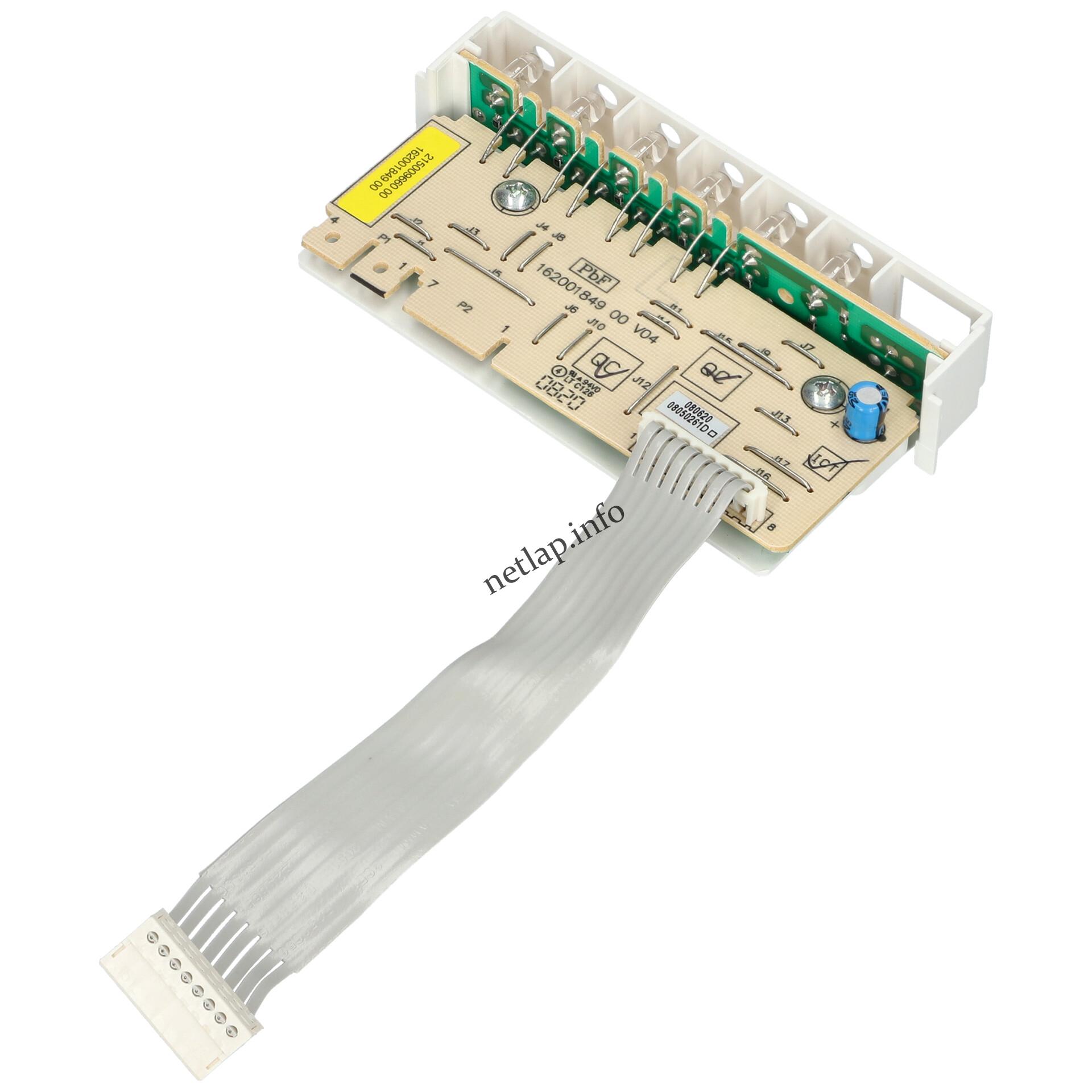 Indesit mosogatógép kijelzőelektronika C00144313 Indesit mosogatógép kijelzőelektronika C00144313