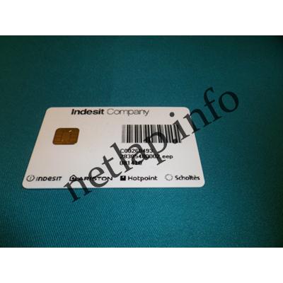 Indesit mosógép eeprom smart kártya C00260493 Indesit mosógép eeprom smart kártya C00260493