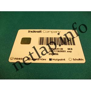 Indesit mosógép eeprom smart kártya C00269138