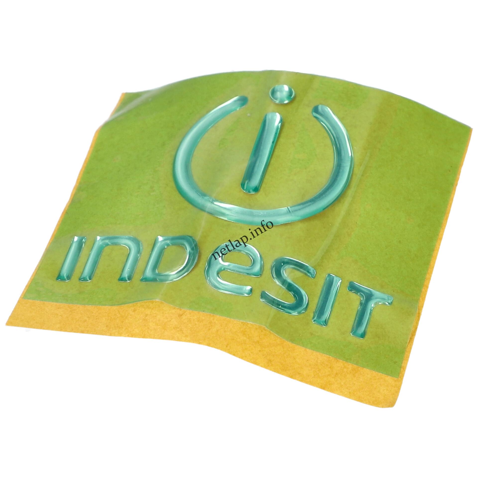 Indesit hűtőgép márkajelzés C00094380 Indesit hűtőgép márkajelzés C00094380