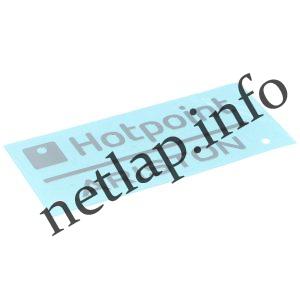 Indesit hűtőgép márkajelzés C00255636