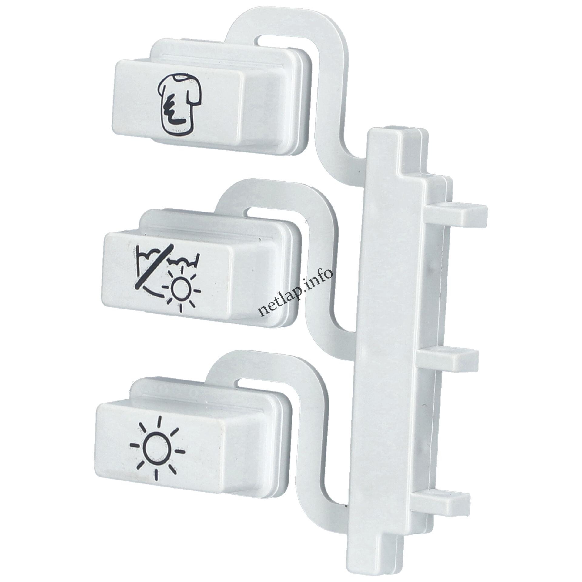 Indesit Whirlpool mosógép gombsor bal C00298343 Indesit Whirlpool mosógép gombsor bal C00298343