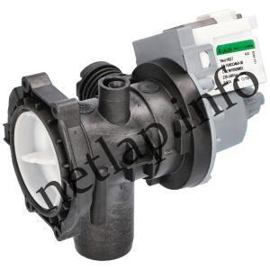 Indesit Whirlpool mosógép szivattyú + szűrőház ürítő (OEM) Askoll m327 C00282341