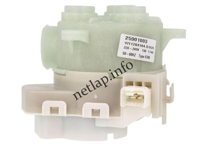 Hotpoint-Ariston Indesit Whirlpool mosogatógép váltószelep-motor C00525113 488000525113 Hotpoint-Ariston Indesit Whirlpool mosogatógép váltószelep-motor C00525113 488000525113 - Image 3