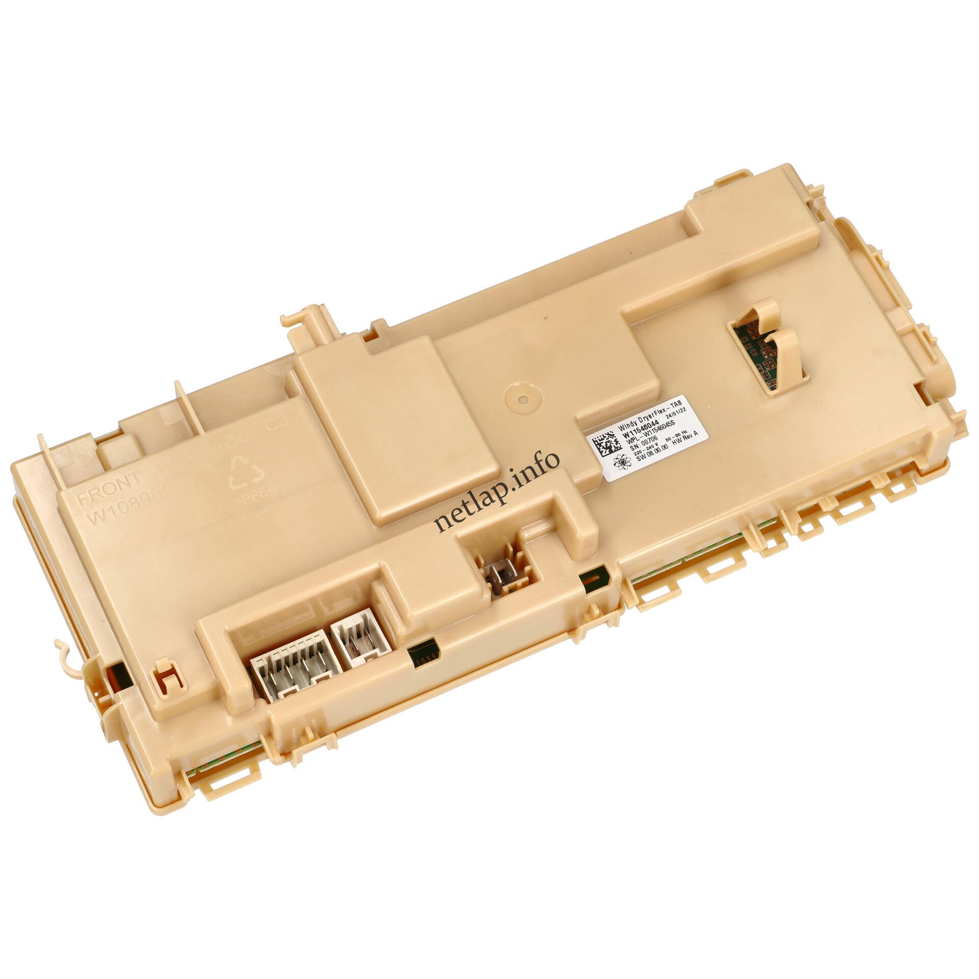 Whirlpool szárítógép vezérlőmodul Nucleus C00738312 Whirlpool szárítógép vezérlőmodul Nucleus C00738312