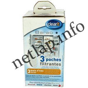 Fagor hűtőgép szűrő 3db CLE000027