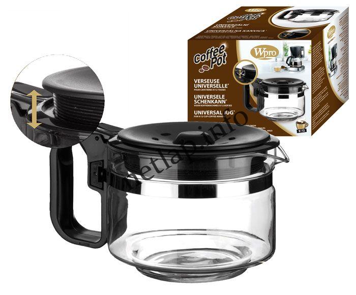 Univerzális kávéfőző kiöntő, kávéskanna 9-12 adagos