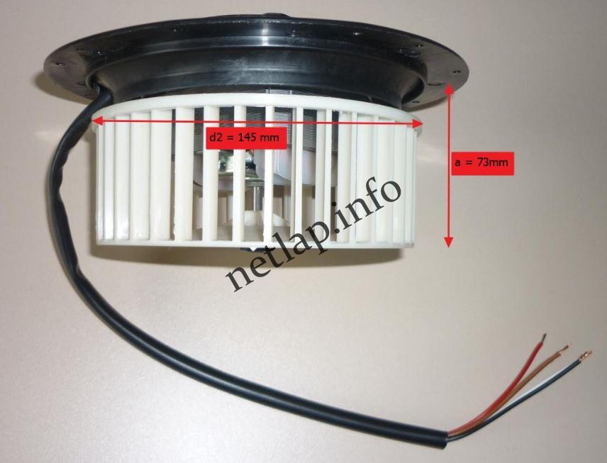 Páraelszívó motor univerzális 135W - Image 2