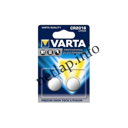 Varta CR2016 gombelem 2db