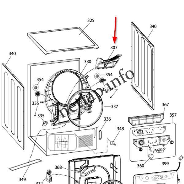 Ariston Hotpoint Hotpoint-Ariston szárítógép szűrő AQC/AQCF/AAQ - Image 2