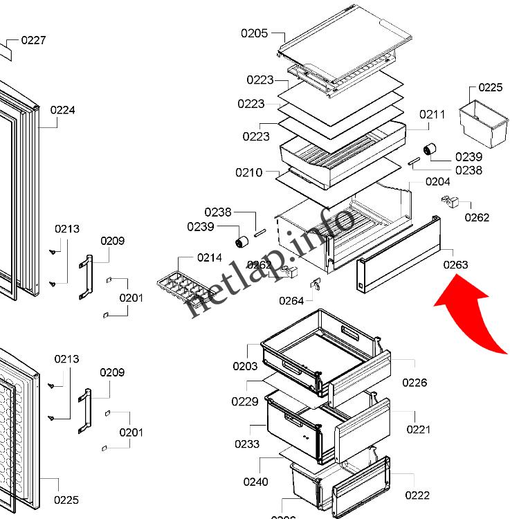 Bosch hűtőgép zöldséges fiók előlap KDV/KGE - Image 2