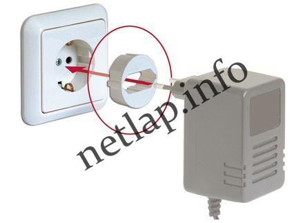 Hajvágó töltőhöz kicsúszásgátló adapter fehér - Image 2