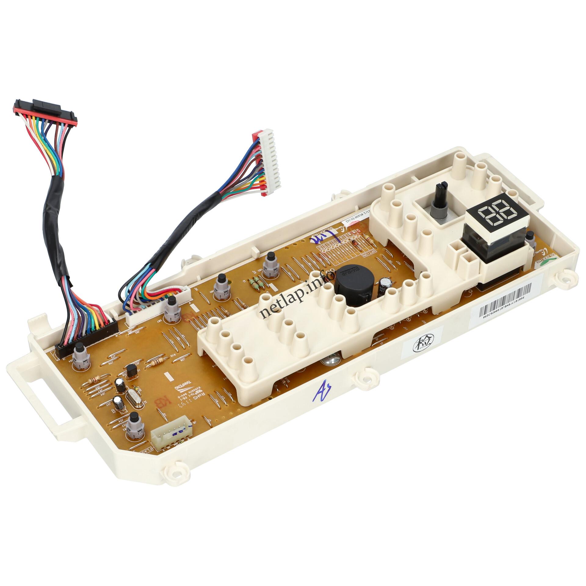 Samsung mosógép kijelzőelektronika DC9200518T Samsung mosógép kijelzőelektronika DC9200518T