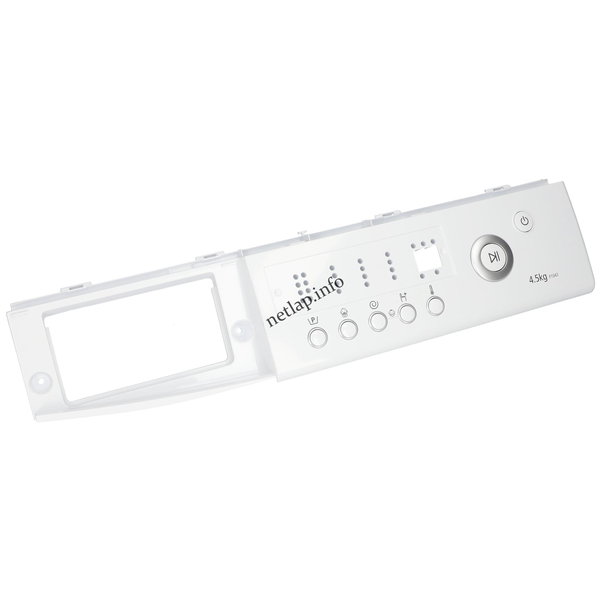 Samsung mosógép előlap f1043gw/xeh DC9709046A Samsung mosógép előlap f1043gw/xeh DC9709046A