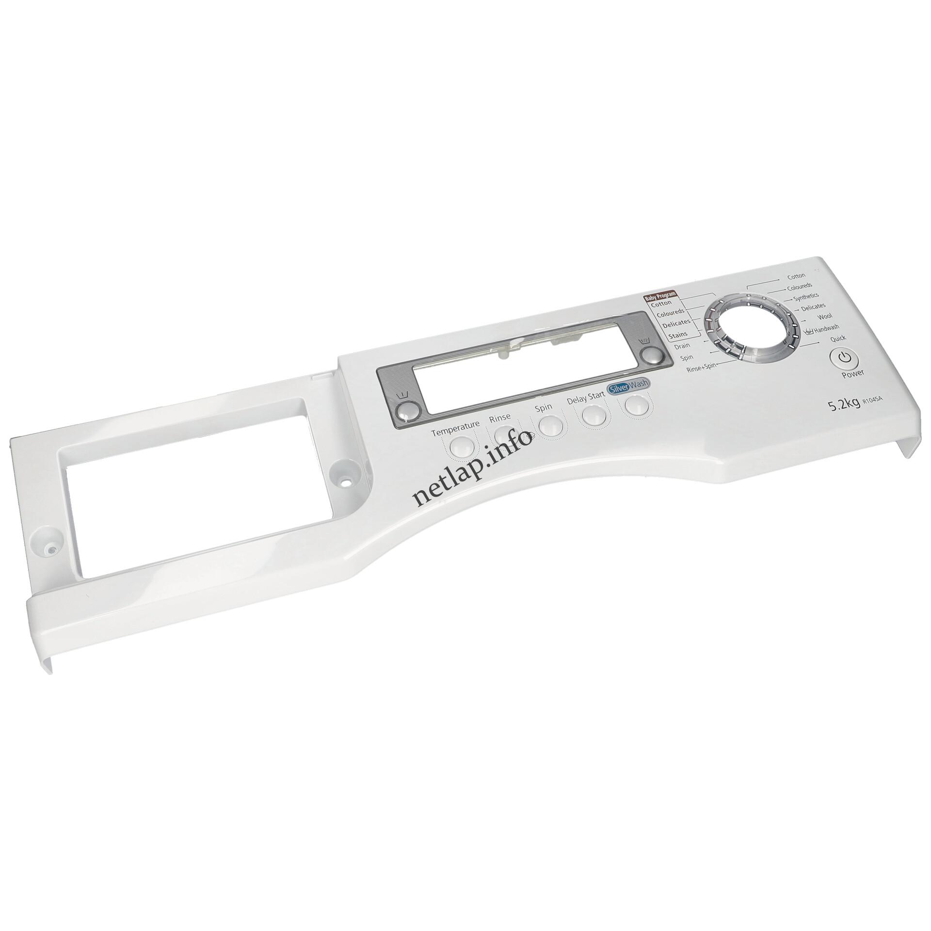 Samsung mosógép kezelő burkolat előlap DC9709412P Samsung mosógép kezelő burkolat előlap DC9709412P