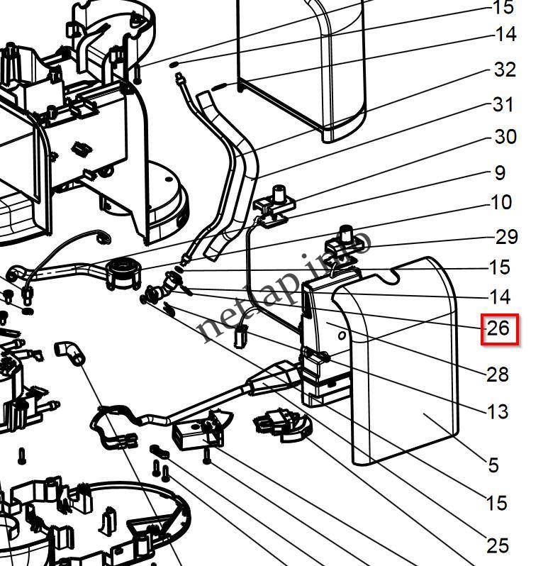 DeLonghi Krups Nespresso Magimix kapszulás kávéfőző 55 °-os csatlakozótömlő közdarab EN/XN - Image 3