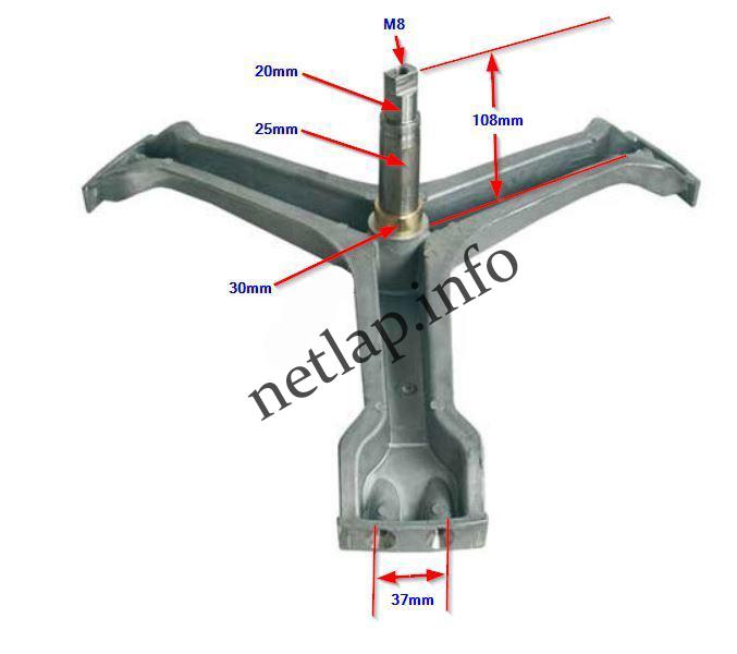 AEG Electrolux Privileg Zanussi mosógép dobcsillag EW/EWF/FJ/LAV/TF/WDS/ZWF - Image 4