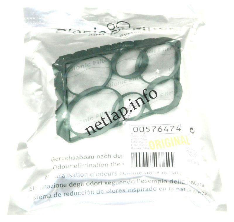 Porszívó BIONIC (AirFresh) Motorvédő Szűrőkészlet Bosch-Siemens BBZ11BF - 00468637 - Image 3