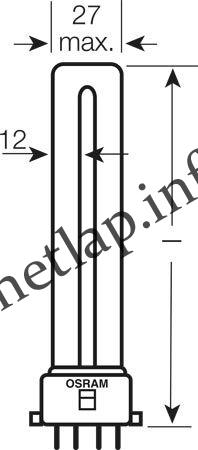 Samsung hűtőgép izzó lámpa fénycső FPL11EX-W - Image 2