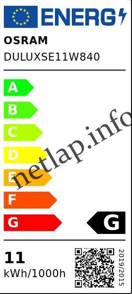 Osram Dulux S/E kompakt fénycső S/E 11W/840 2G7 Osram Dulux S/E kompakt fénycső S/E 11W/840 2G7 - Image 3