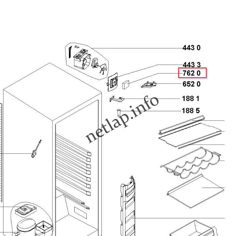 Bauknecht KitchenAid Whirlpool hűtőgép antibakteriális szűrő ARC/ART/KRCB/WBA/WTE - Image 2