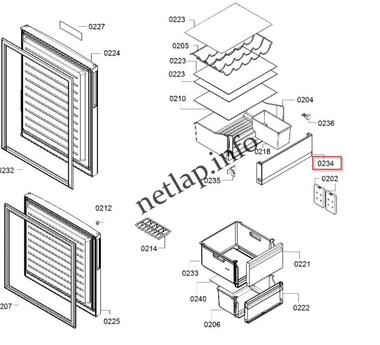 Bosch hűtőgép zöldségesfiók CrisperBox előlap KGV58VL31S Bosch hűtőgép zöldségesfiók CrisperBox előlap KGV58VL31S - Image 3