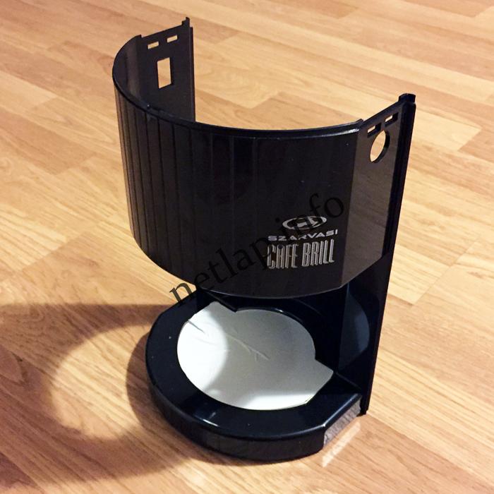 Szarvasi SZV-620, SZV-623 kávéfőző ház első burkolat, fekete