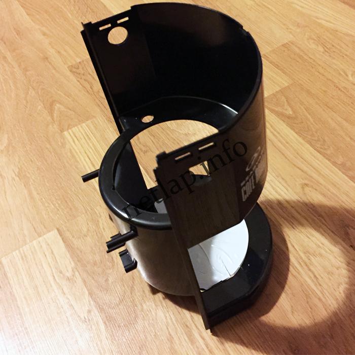 Szarvasi SZV-620, SZV-623 kávéfőző ház első burkolat, fekete - Image 4