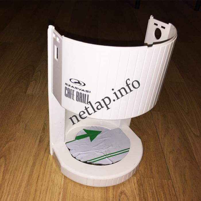 Szarvasi SZV-620, SZV-623 kávéfőző ház első burkolat, fehér - Image 2