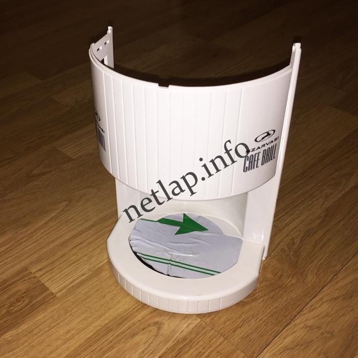 Szarvasi SZV-620, SZV-623 kávéfőző ház első burkolat, fehér