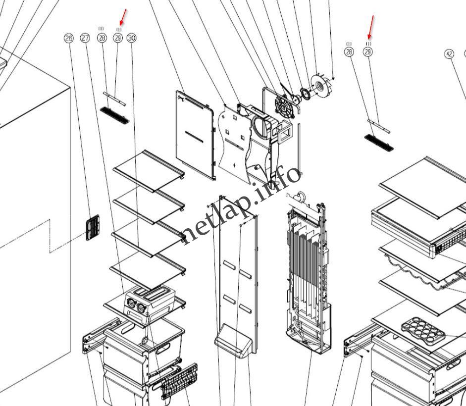 Hisense hűtőgép belső LED világítás RC/RD/MS - Image 3
