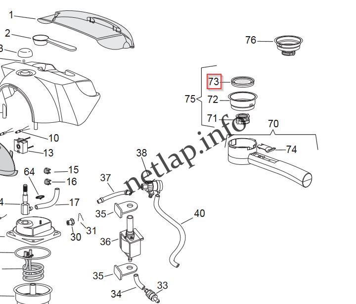 Bifinett DeLonghi Silvercrest kávéfőző szűrő tömítéssel BAR/CPA/EC - Image 4