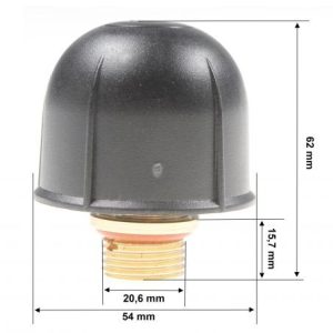 Vasaló biztonsági zárócsavar univerzális kerek 1/2 col