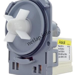 AEG Electrolux Zanussi három bajonettes szivattyú EWF/EWS/LF/LM/ZWF/ZWG