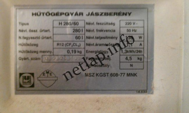 Lehel HB280 hűtőgép ajtógumi hűtőtéri szigetelés, 3 oldalas mágnes - Image 4