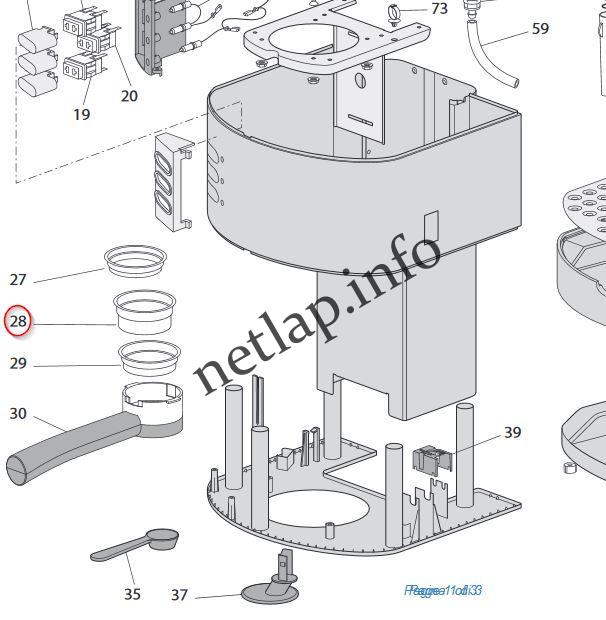 DeLonghi kávéfőző 2 adagos szűrő EC/ECF/ECI/ECO/ECZ - Image 5