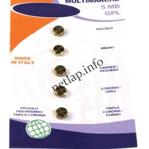 Univerzális tűzhely PB fúvóka készlet 5mm