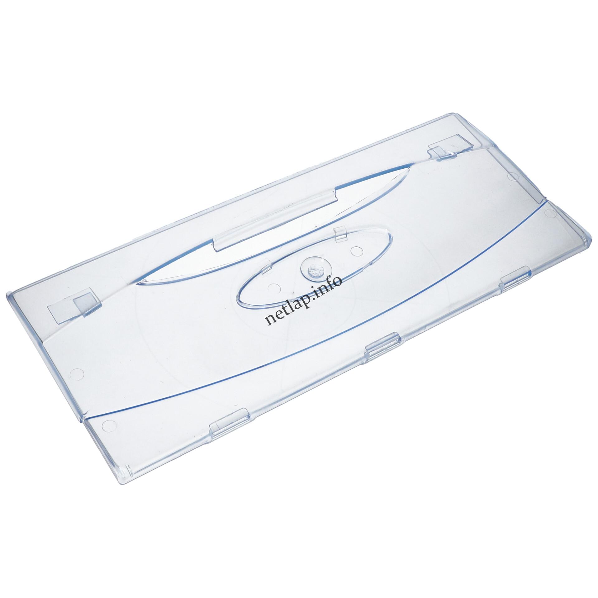 Vestel hűtőgép 447x192x16 mm előlap fagyasztófiók kékes átlátszó Vestel hűtőgép 447x192x16 mm előlap fagyasztófiók kékes átlátszó