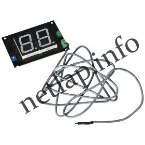 Hűtőgép digitális hőmérséklet kijelző szondával 9 és 40 c45 gz lb