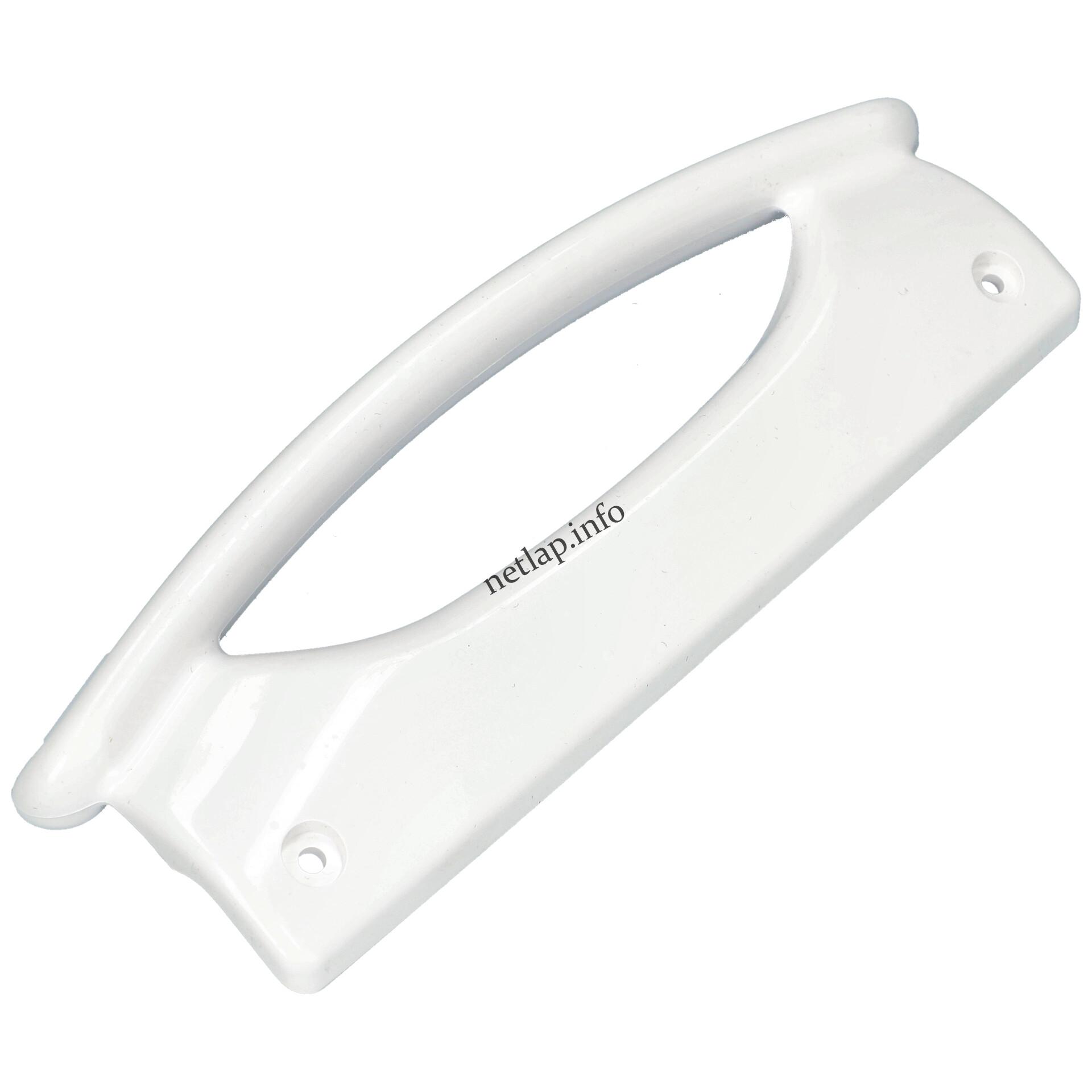 Indesit Whirlpool hűtőgép fogantyú ívelt fehér műanyag 200FR88 Indesit Whirlpool hűtőgép fogantyú ívelt fehér műanyag 200FR88