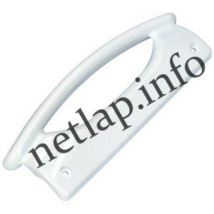 Indesit Whirlpool hűtőgép fogantyú ívelt fehér műanyag C00312114