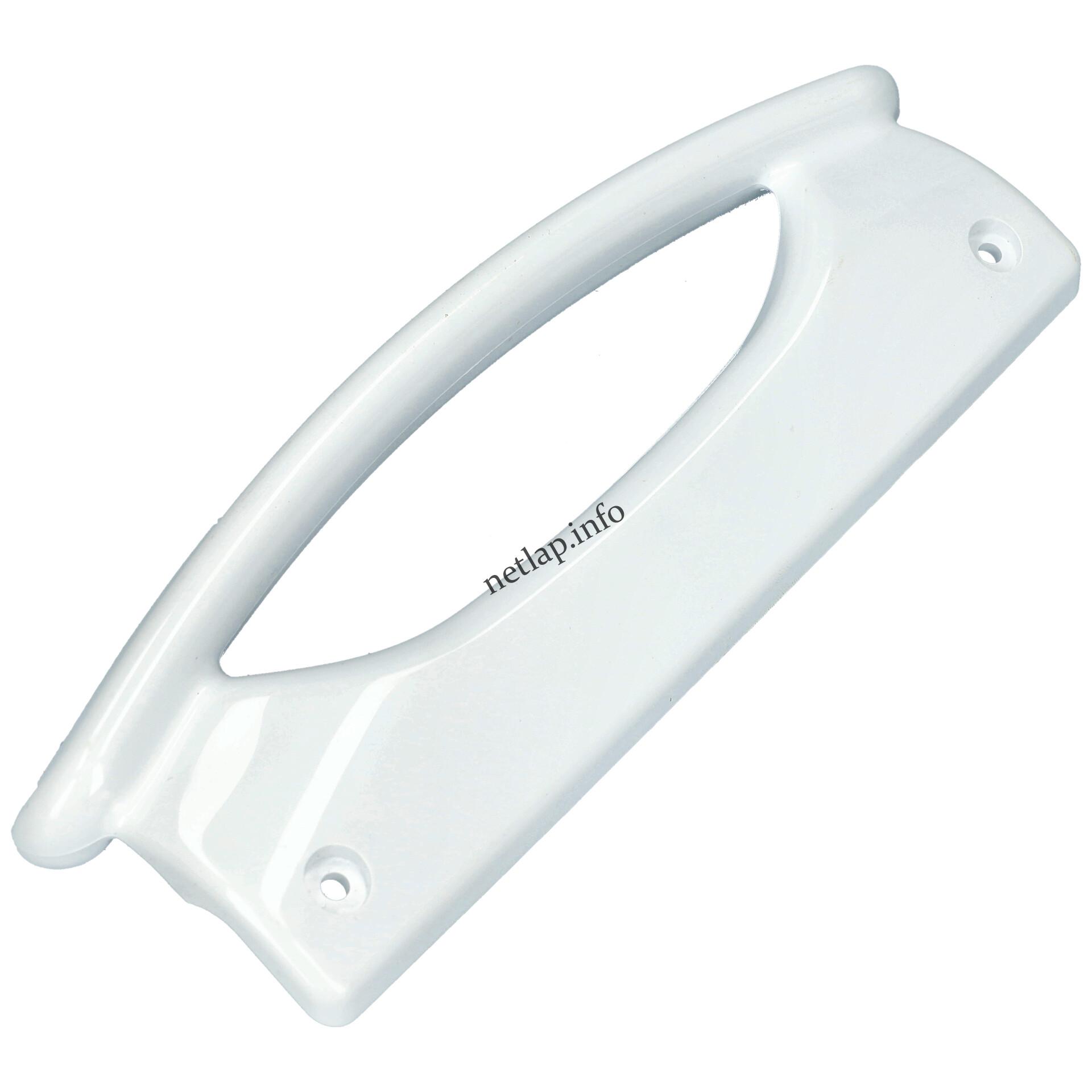 Indesit Whirlpool hűtőgép fogantyú ívelt fehér műanyag C00312114 Indesit Whirlpool hűtőgép fogantyú ívelt fehér műanyag C00312114