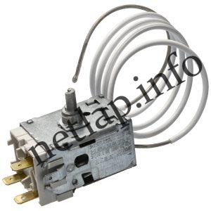 Hűtő hőfokszabályzó max.+3/ 25 min.+3/ 10 kap.cső 800mm atea a13 0212