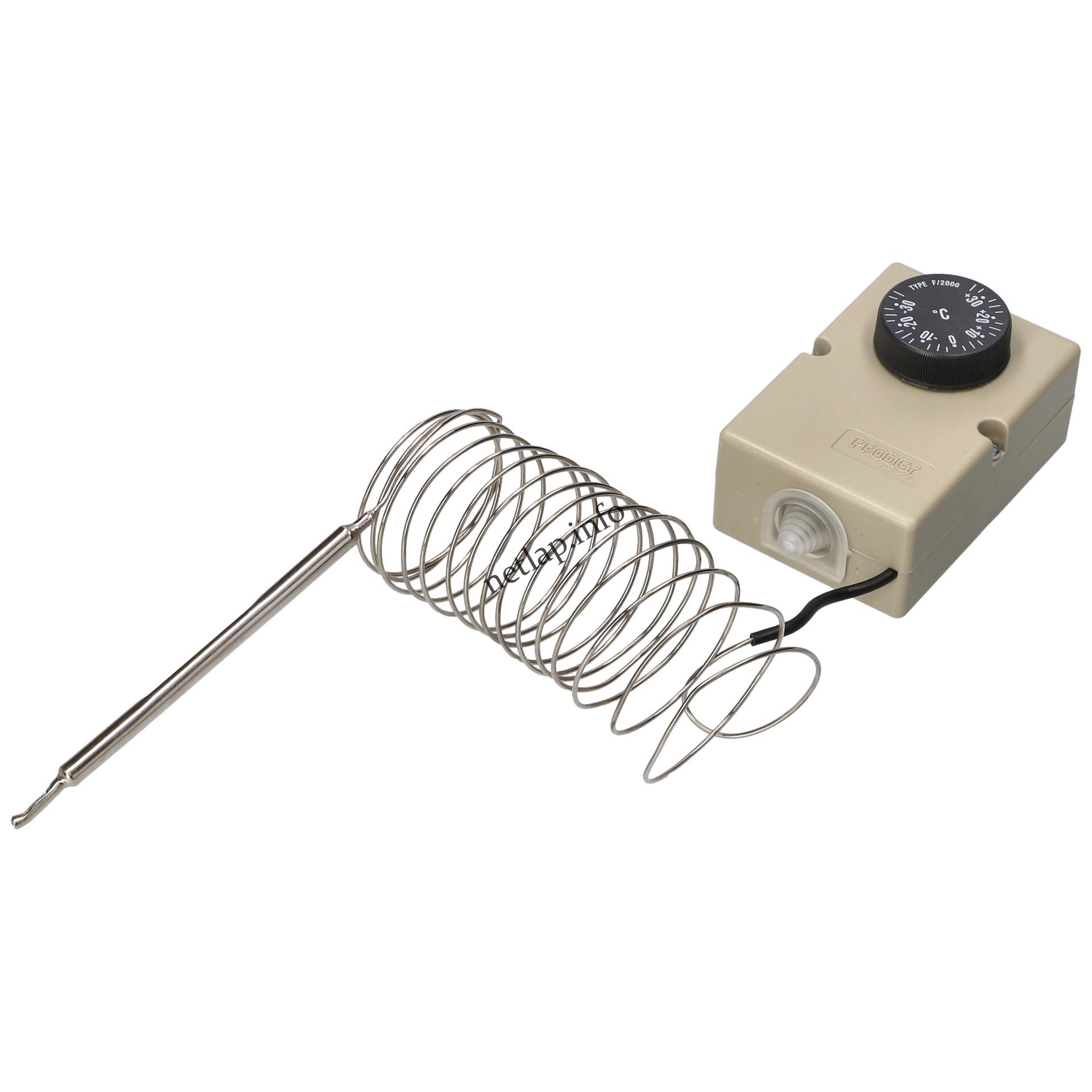 Prodigy űtőgép 35 +35°c hűtőkamra termosztát 2500mm Prodigy űtőgép 35 +35°c hűtőkamra termosztát 2500mm