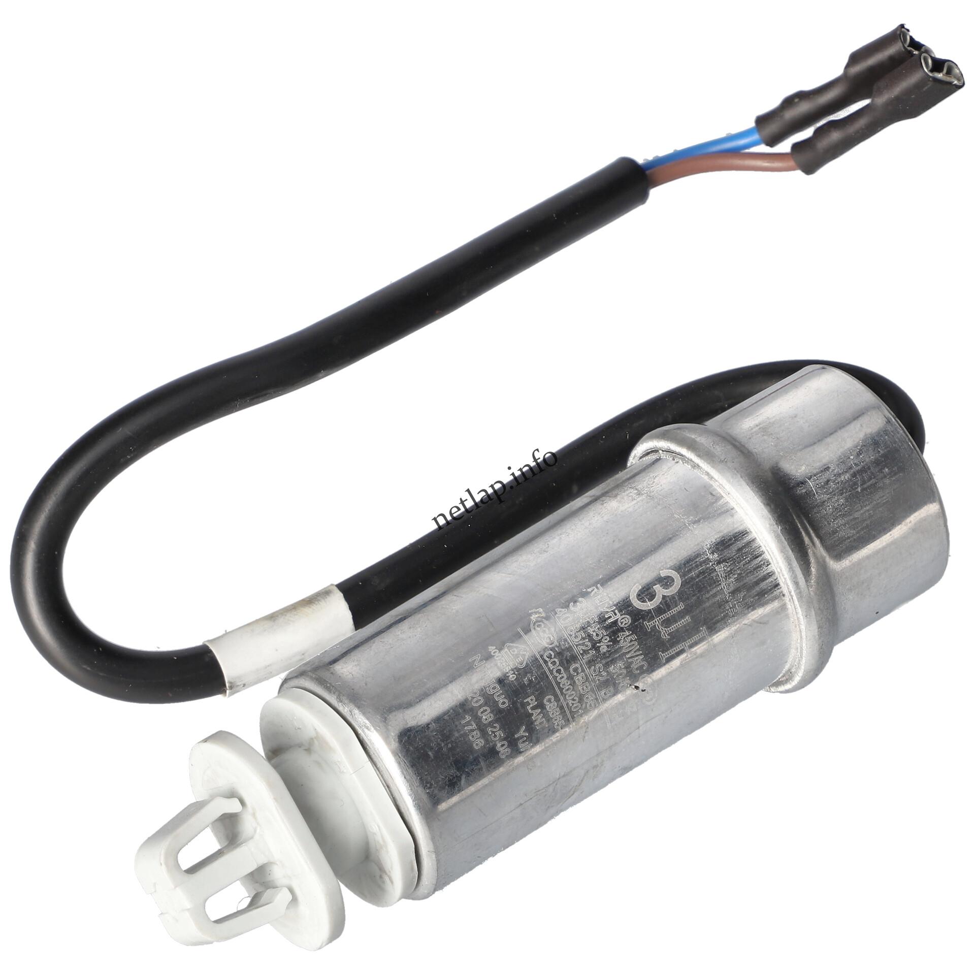 Gorenje Mora hűtőgép 3uf kondenzátor indító HK1091664 Gorenje Mora hűtőgép 3uf kondenzátor indító HK1091664