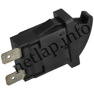 Helkama hűtőszekrény hűtőgép világításkapcsoló fekete fordított működésű 12x25mm